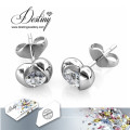 Destiny Jewellery - Crystals From Swarovski Earrings Heart Earrings